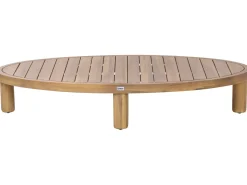 NUMANA 4 personers Havesofa med bord Cremehvid Akacietræ