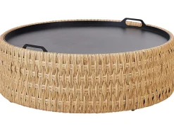 OLIVERI 4 personers Have-hjørnesofasæt Venstrevendt Beige PE-rattan
