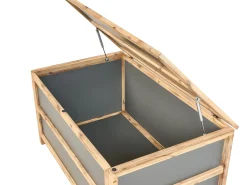 Opbevaringsboks ACATE 121 cm 72 cm Grå