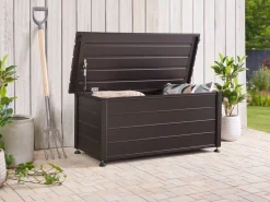 Opbevaringsboks CAMPALTO 113 cm 50 cm Mørkebrun