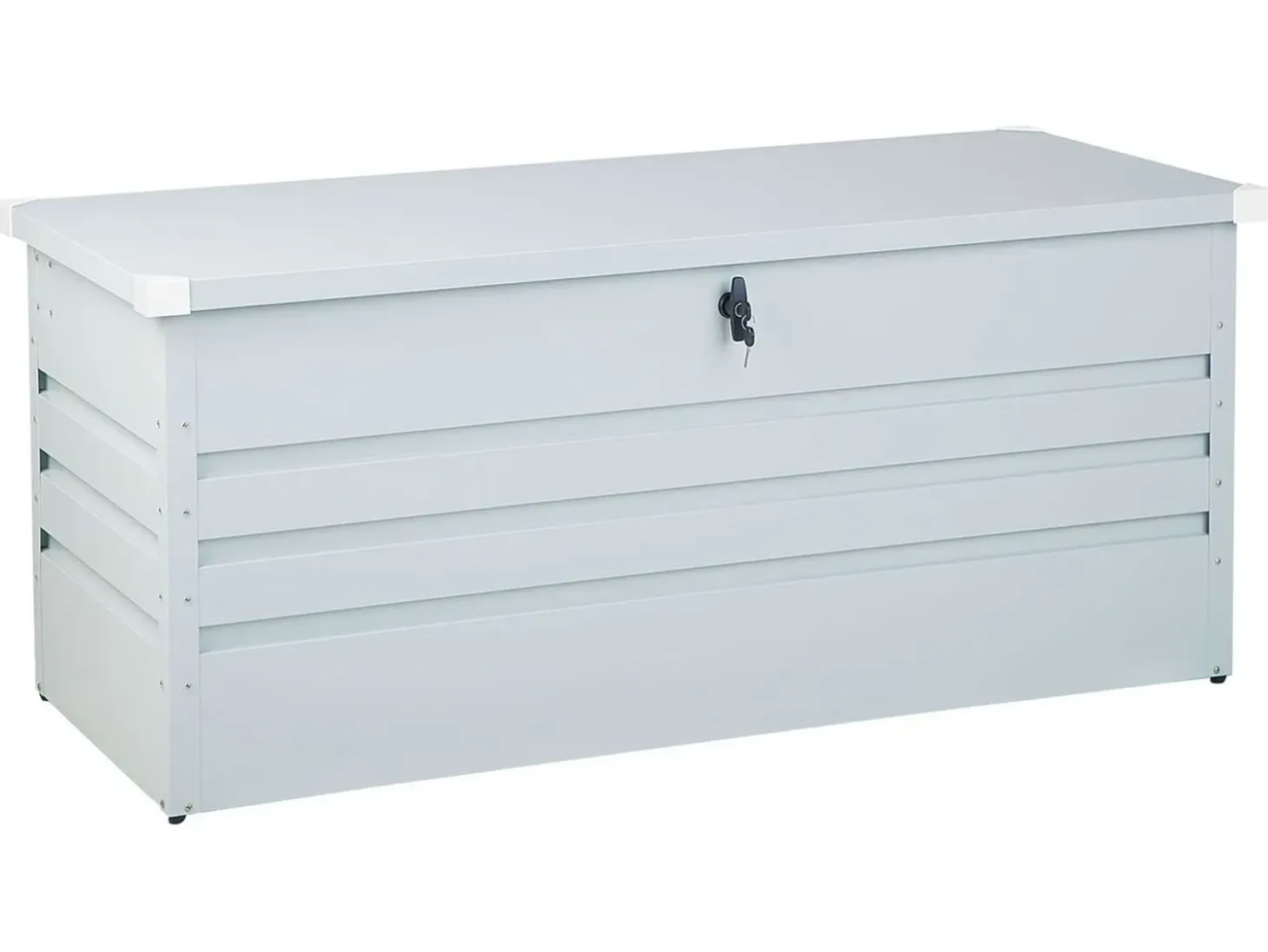 Opbevaringsboks CEBROSA 132 cm 62 cm Lysegrå