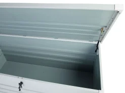 Opbevaringsboks CEBROSA 132 cm 62 cm Lysegrå