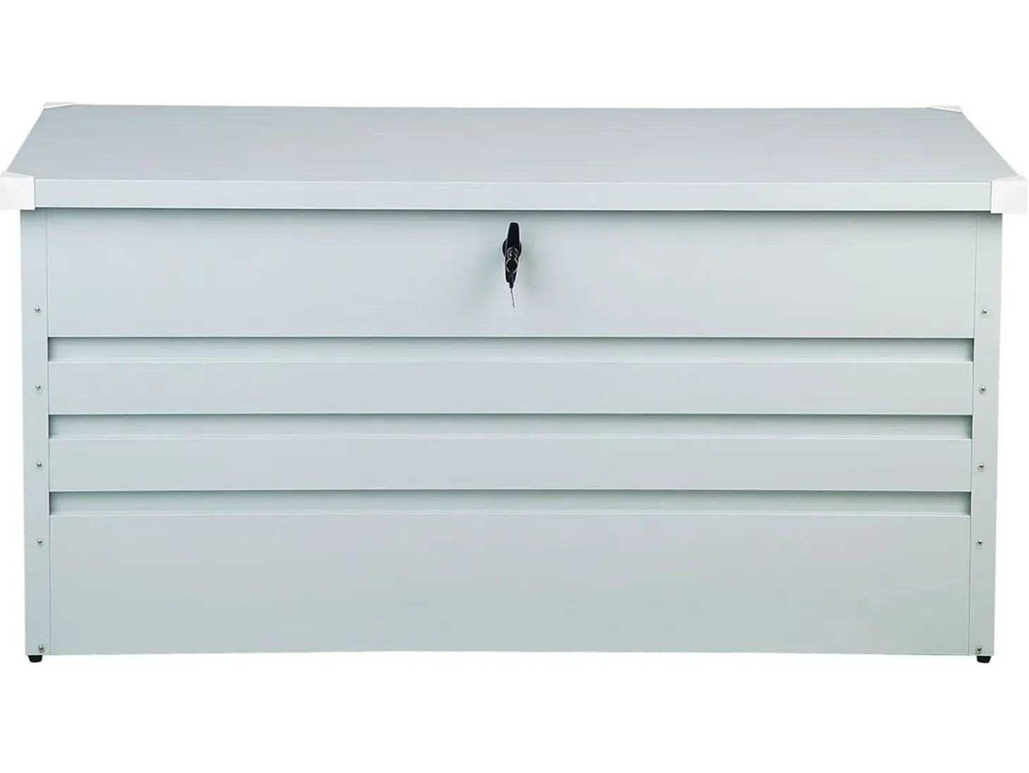 Opbevaringsboks CEBROSA 132 cm 62 cm Lysegrå