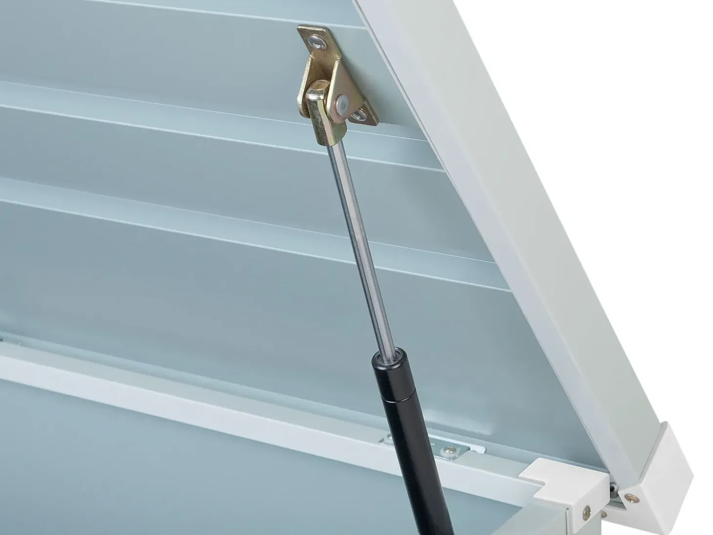 Opbevaringsboks CEBROSA 132 cm 62 cm Lysegrå