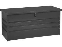 Opbevaringsboks CEBROSA 132 cm 62 cm Grafit
