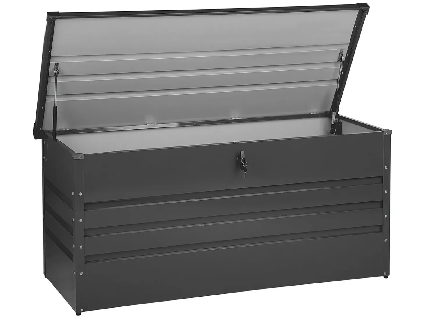 Opbevaringsboks CEBROSA 132 cm 62 cm Grafit