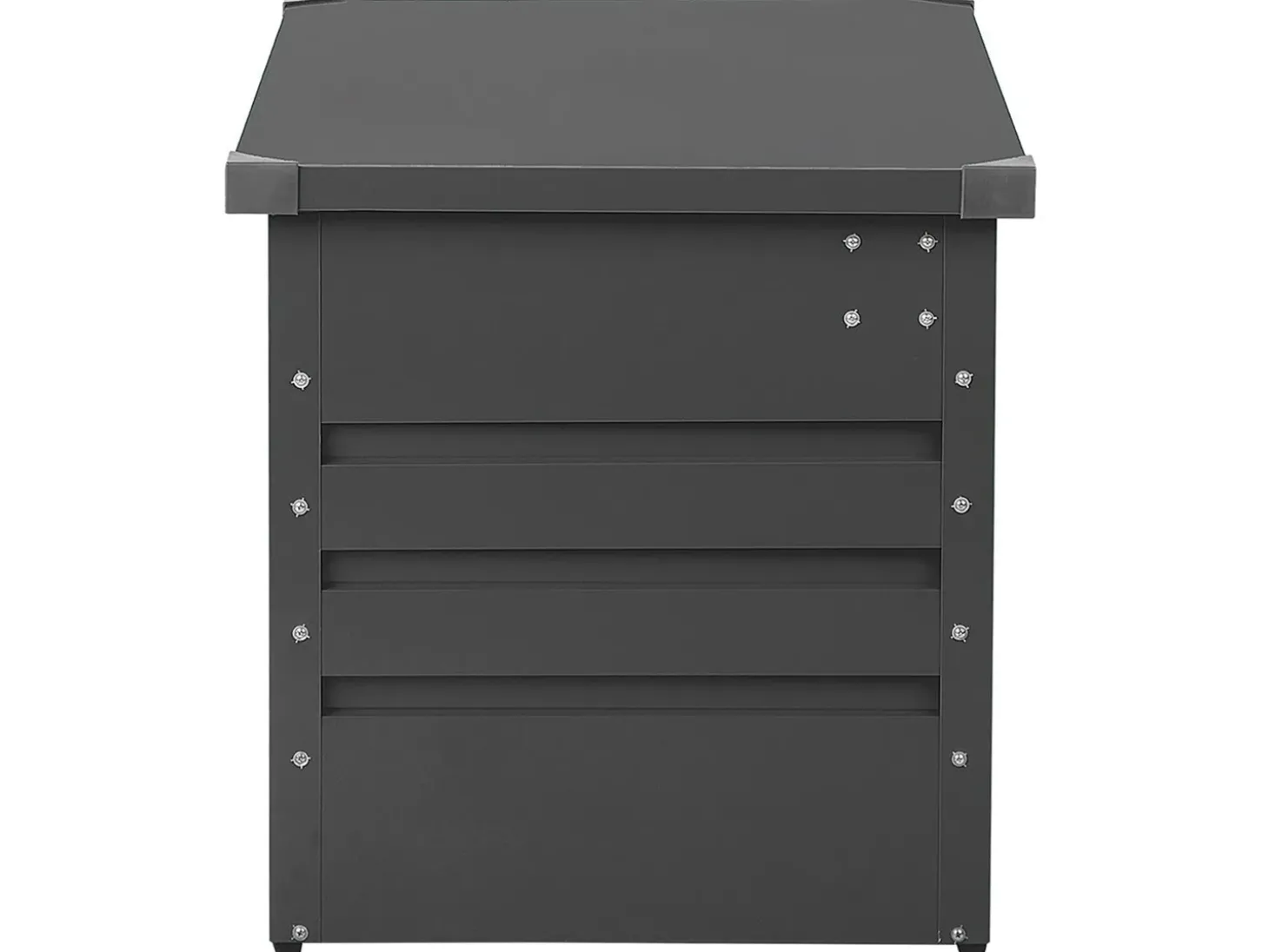 Opbevaringsboks CEBROSA 132 cm 62 cm Grafit