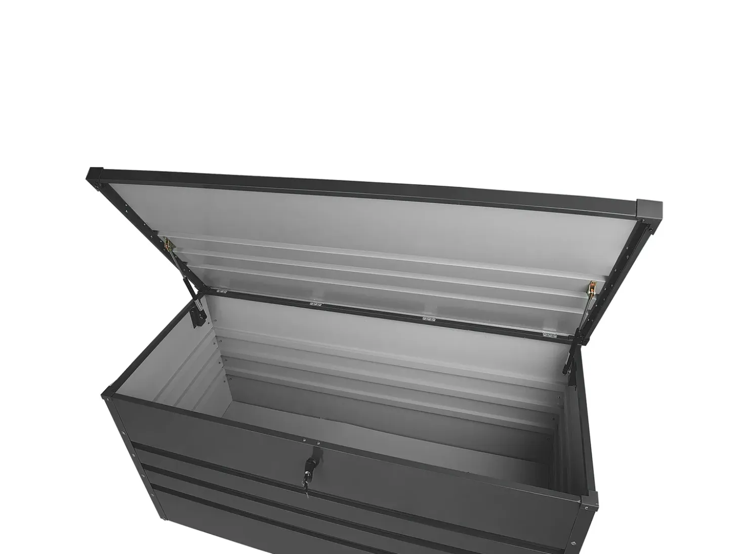 Opbevaringsboks CEBROSA 132 cm 62 cm Grafit