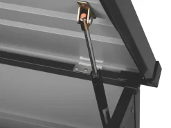 Opbevaringsboks CEBROSA 165 cm 70 cm Grafit