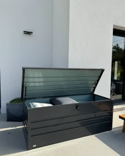 Opbevaringsboks CEBROSA 165 cm 70 cm Grafit