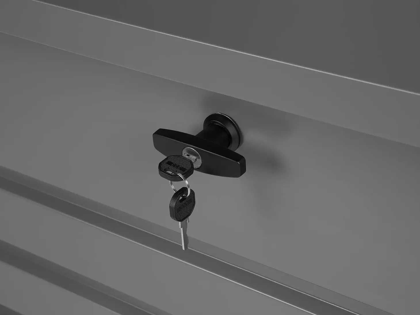 Opbevaringsboks CEBROSA 132 cm 62 cm Grå