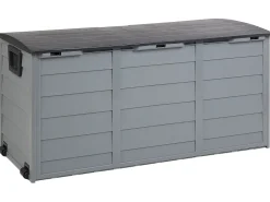 Opbevaringsboks LOCARNO 112 cm 50 cm Grå
