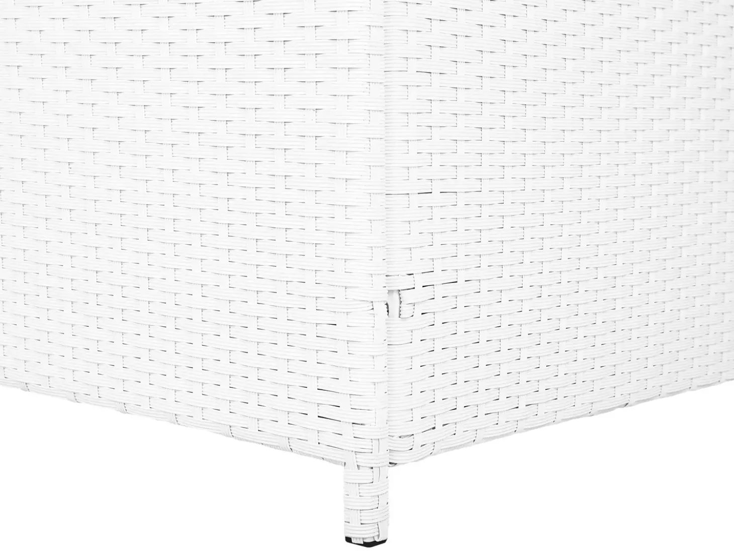 Opbevaringsboks MODENA 158 cm 63 cm Hvid