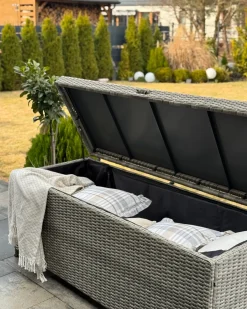 Opbevaringsboks MODENA 158 cm 63 cm Grå