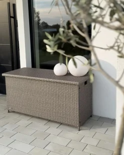 Opbevaringsboks MODENA 126 cm 46 cm Brungrå