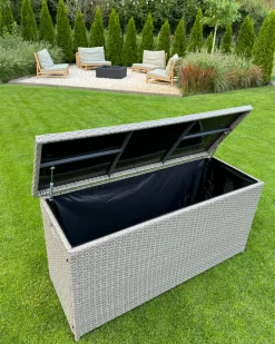 Opbevaringsboks MODENA 126 cm 46 cm Brungrå
