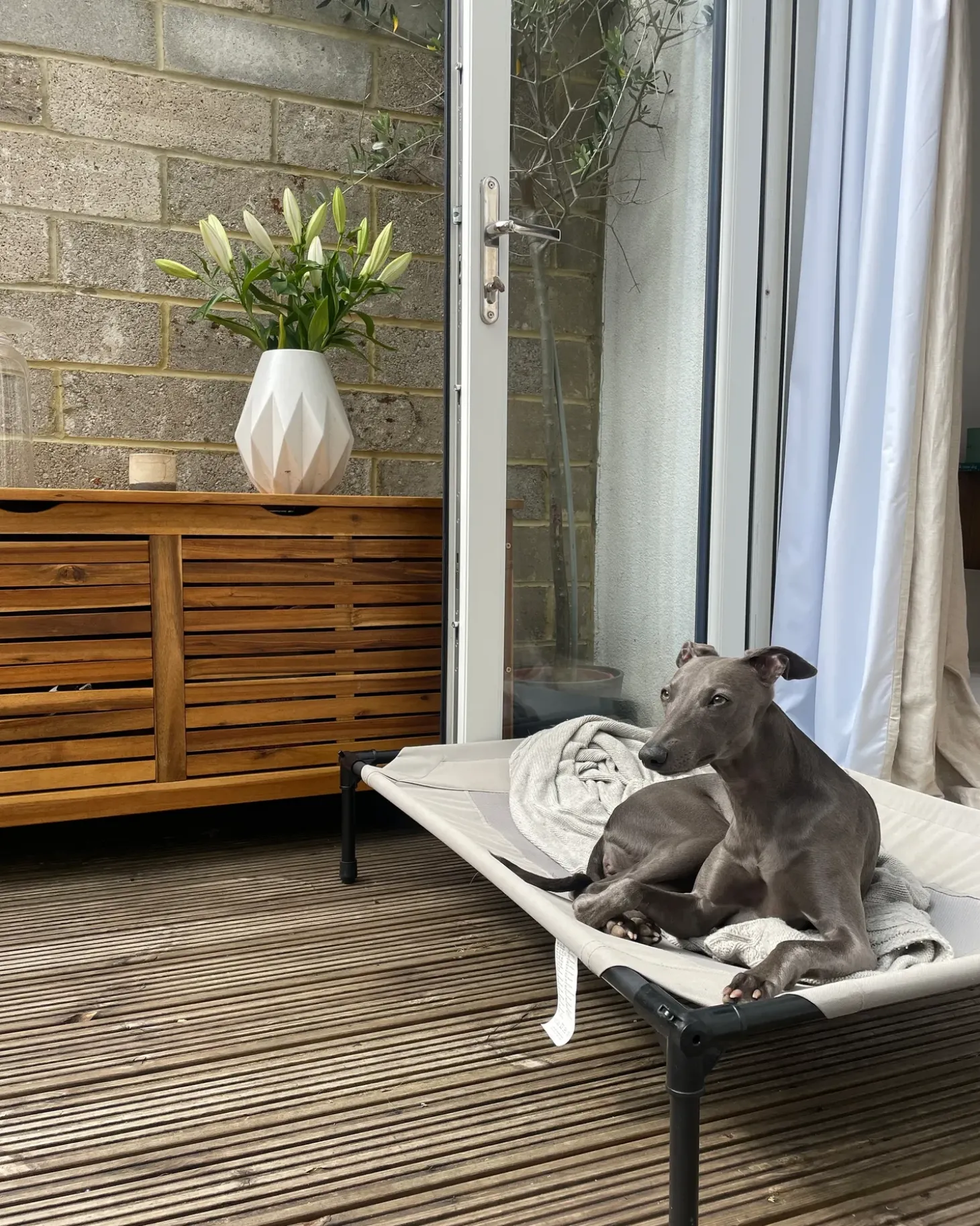 Opbevaringsboks RIVIERA 130 cm 48 cm Lysebrun