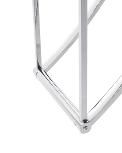 Opbevaringsskab med 4 hylder HOLLOW Metal 175 cm Sølv