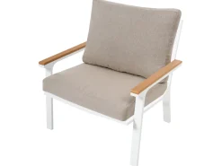 ORERO 4 personers Loungesæt med bord Brungrå