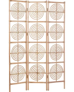 3 panelers rumdeler ALTAMURA Lysebrun 117 cm 180 cm