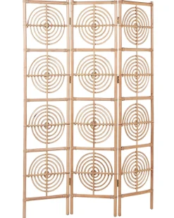 3 panelers rumdeler ALTAMURA Lysebrun 117 cm 180 cm