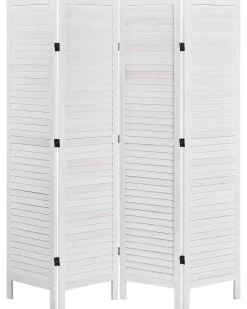 4 panelers rumdeler AVENES Cremehvid 163 cm 170 cm