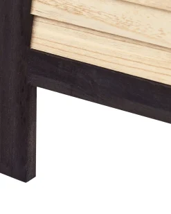 4 panelers rumdeler BRENNERBAD Brun/sort 164 cm 170 cm