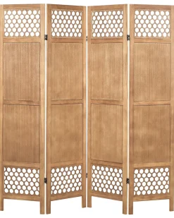 4 panelers rumdeler CERTOSA Lysebrun 163 cm 170 cm