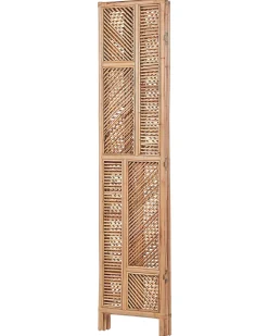 3 panelers rumdeler LAMEZIA Lysebrun 117 cm 180 cm