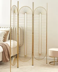 3 panelers rumdeler NOALE Guld 135 cm 170 cm