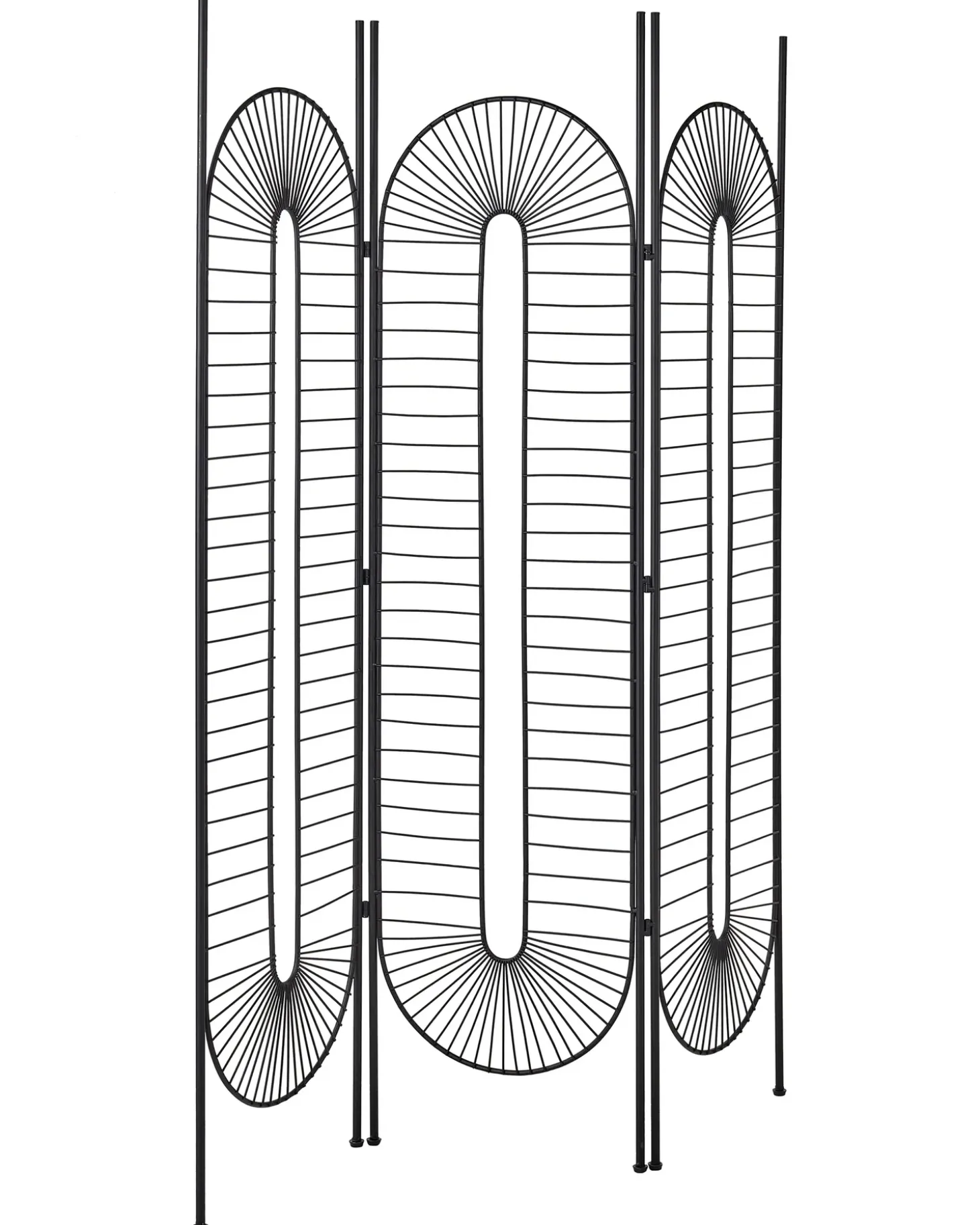 3 panelers rumdeler NOALE Sort 135 cm 170 cm