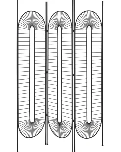 3 panelers rumdeler NOALE Sort 135 cm 170 cm