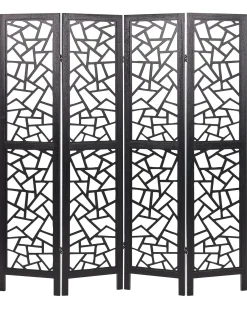 4 panelers rumdeler PIANLARGO Sort 163 cm 170 cm