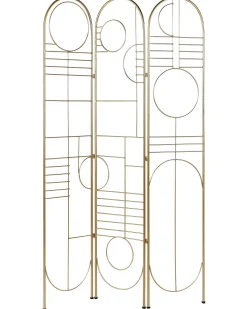 3 panelers rumdeler TURANIA Guld 100 cm 170 cm