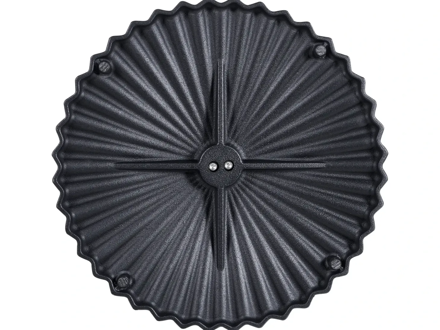 Parasolfod CAREZZA Sort Rund 21 kg