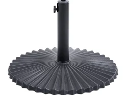 Parasolfod CAREZZA Sort Rund 21 kg
