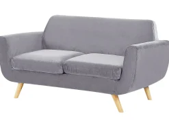 2 pers. sofaovertræk BERNES Velour Grå