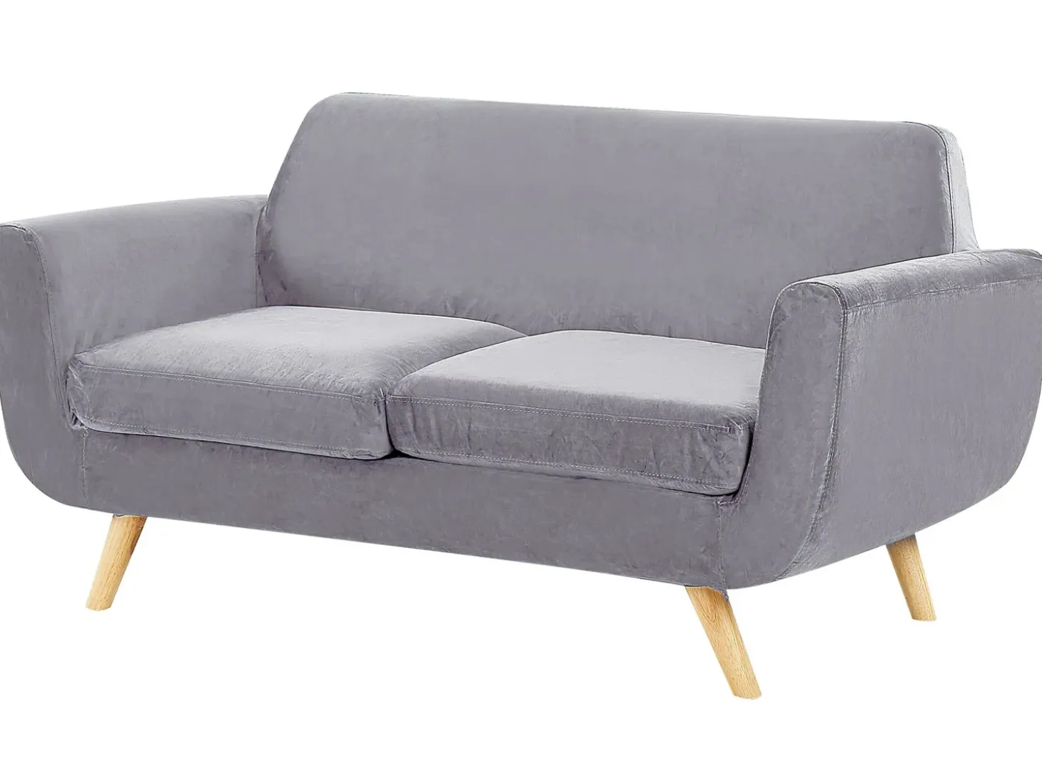 2 pers. sofaovertræk BERNES Velour Grå
