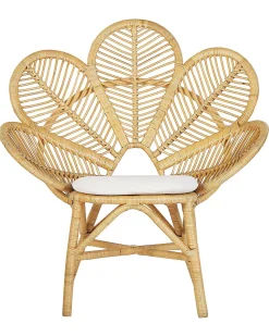 Påfuglestol FLORENTINE Rattan Naturlig