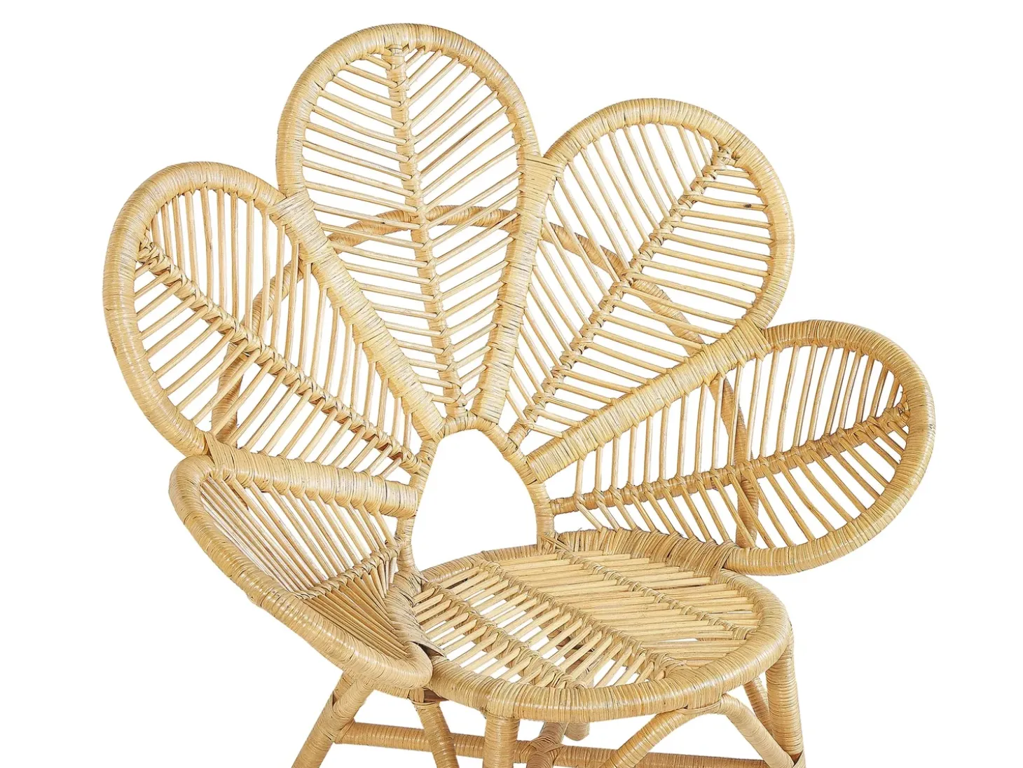 Påfuglestol FLORENTINE Rattan Naturlig