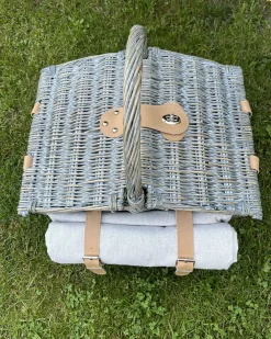 Picnic-kurv CANELE Flet Brun