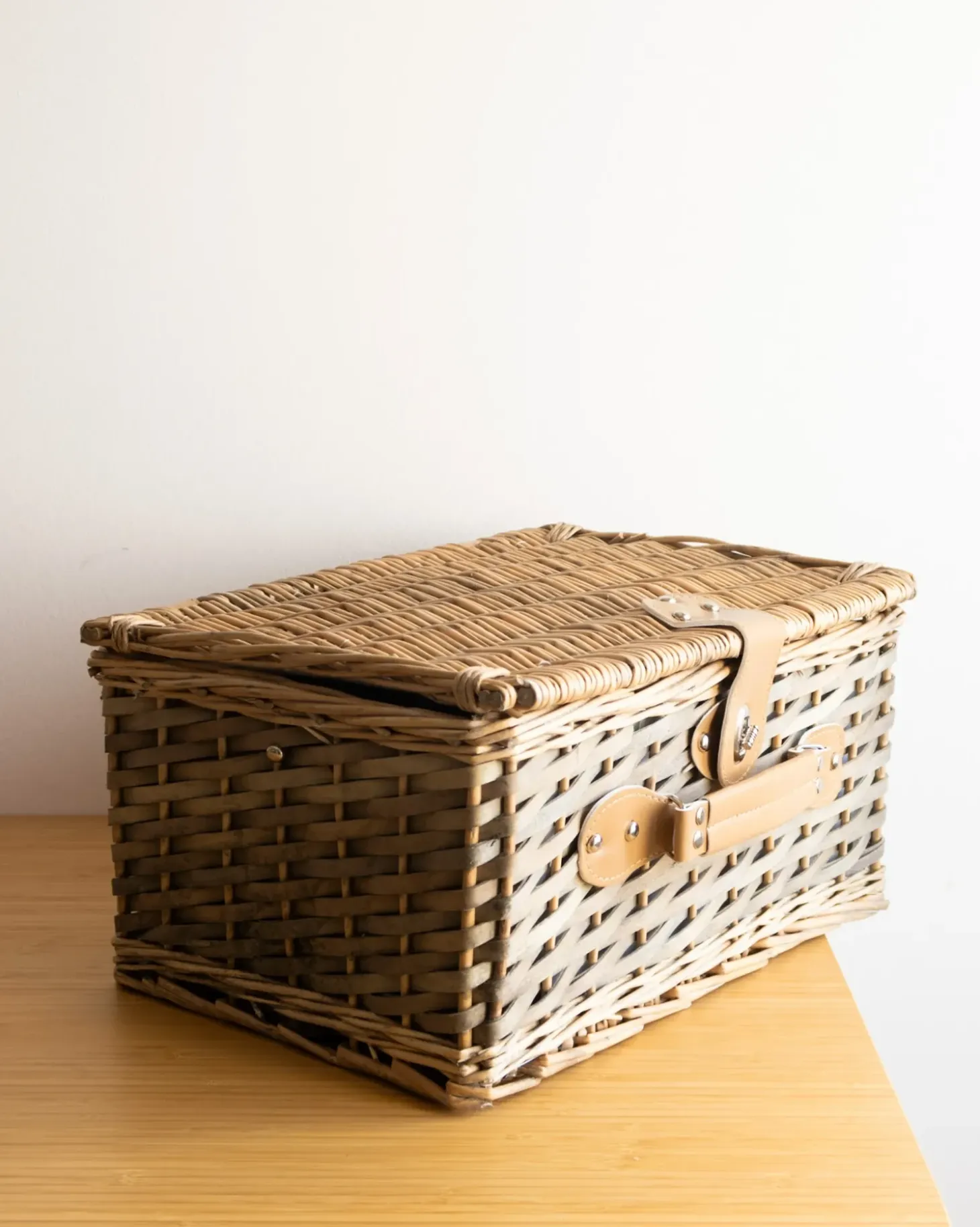 Picnic-kurv CLEMENTINE Flet Naturlig