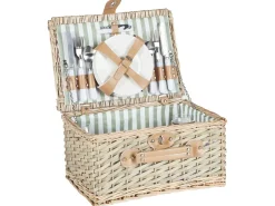 Picnic-kurv CLEMENTINE Flet Naturlig