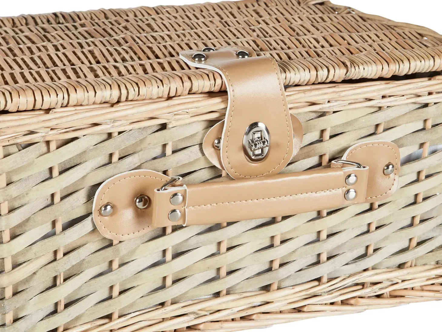 Picnic-kurv CLEMENTINE Flet Naturlig