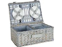 Picnic-kurv FIGUE Flet Grå
