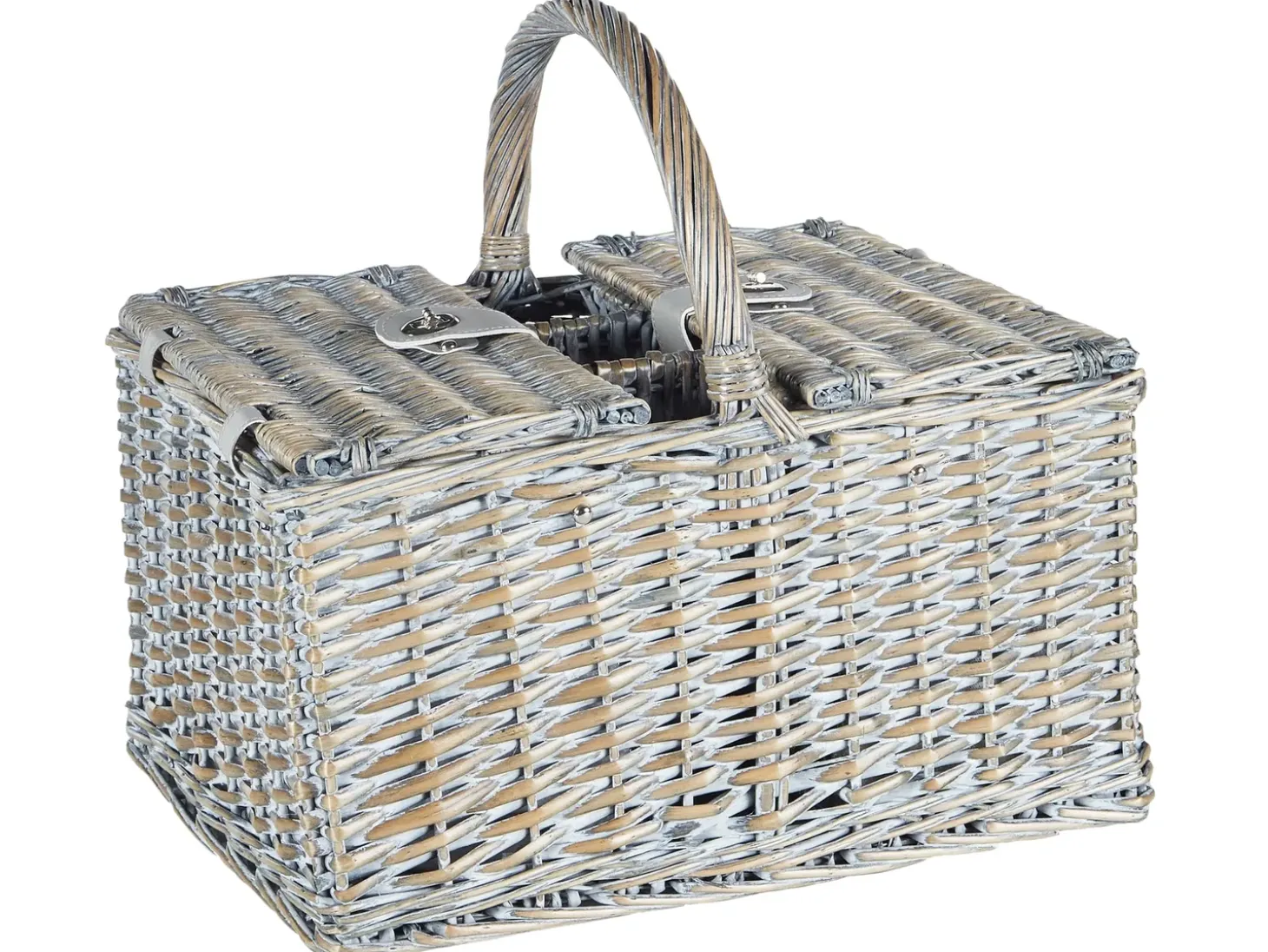 Picnic-kurv GROSEILLE Flet Grå