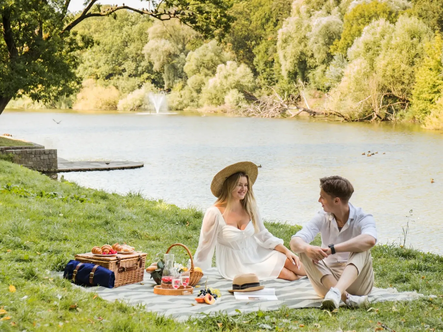 Picnic tæppe MOUZA 200 x 200 cm Beige