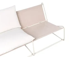 PICO 4 personers havesofasæt Lys Beige Metal