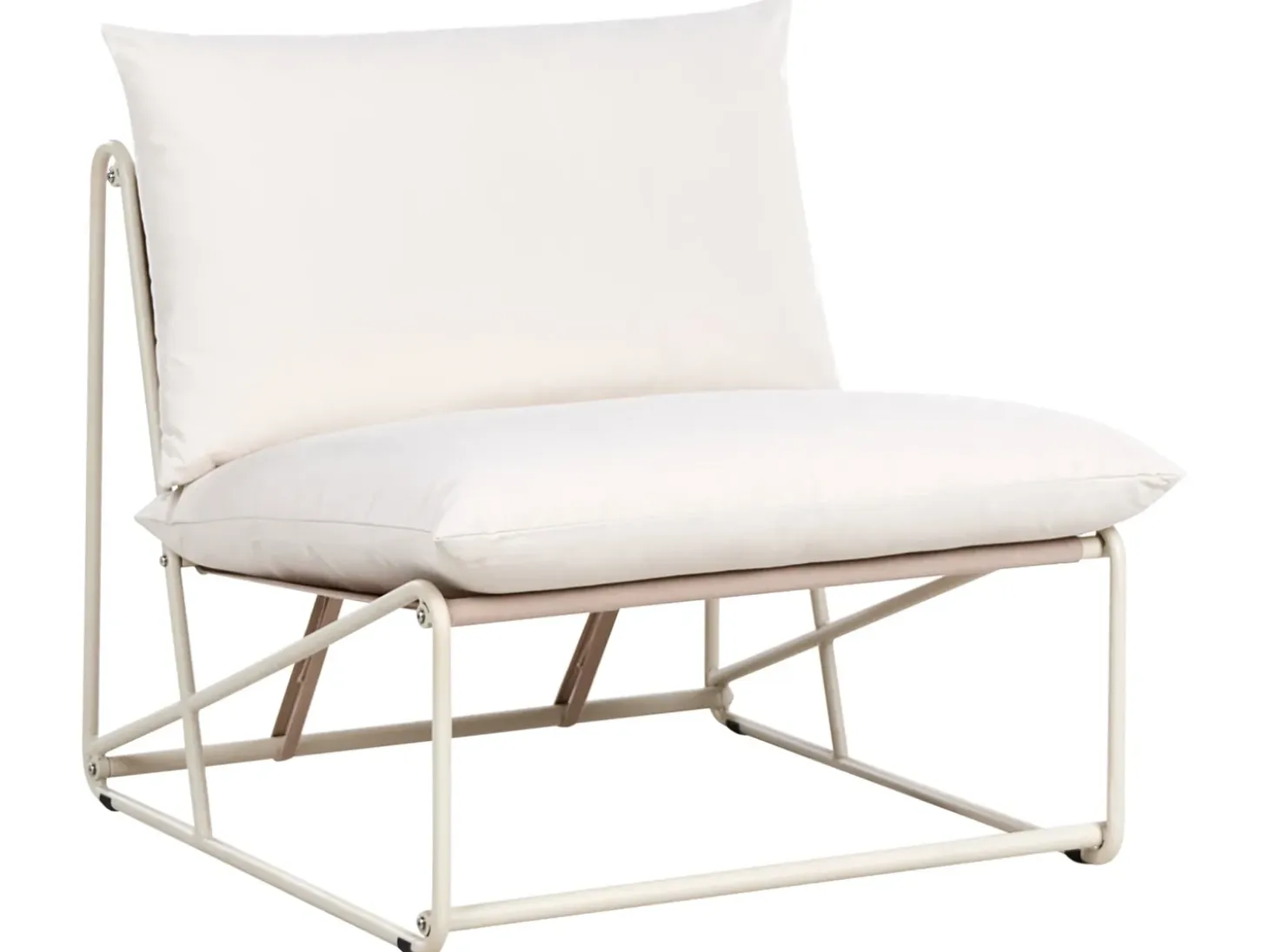 PICO 4 personers havesofasæt Lys Beige Metal
