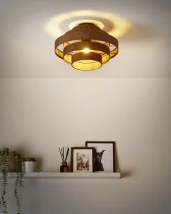 Plafond EREBATO Hør Brun